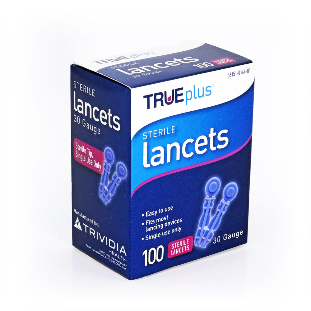 TRUEplus Sterile Lancets - Universal Twist Top 100ct