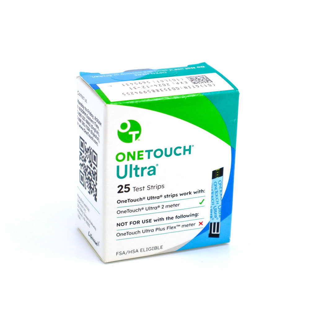 One Touch Ultra Test Strips 25ct