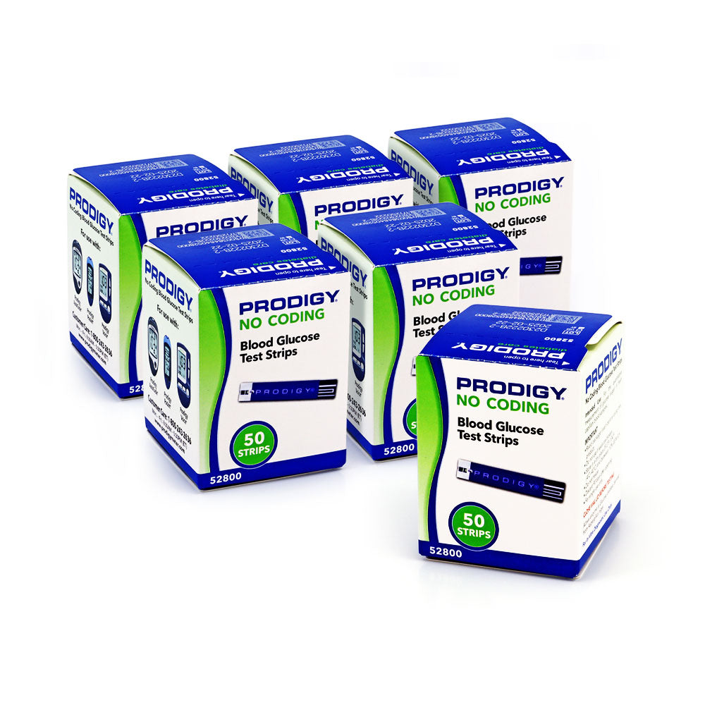 Prodigy No Coding Blood Glucose Test Strips 300ct