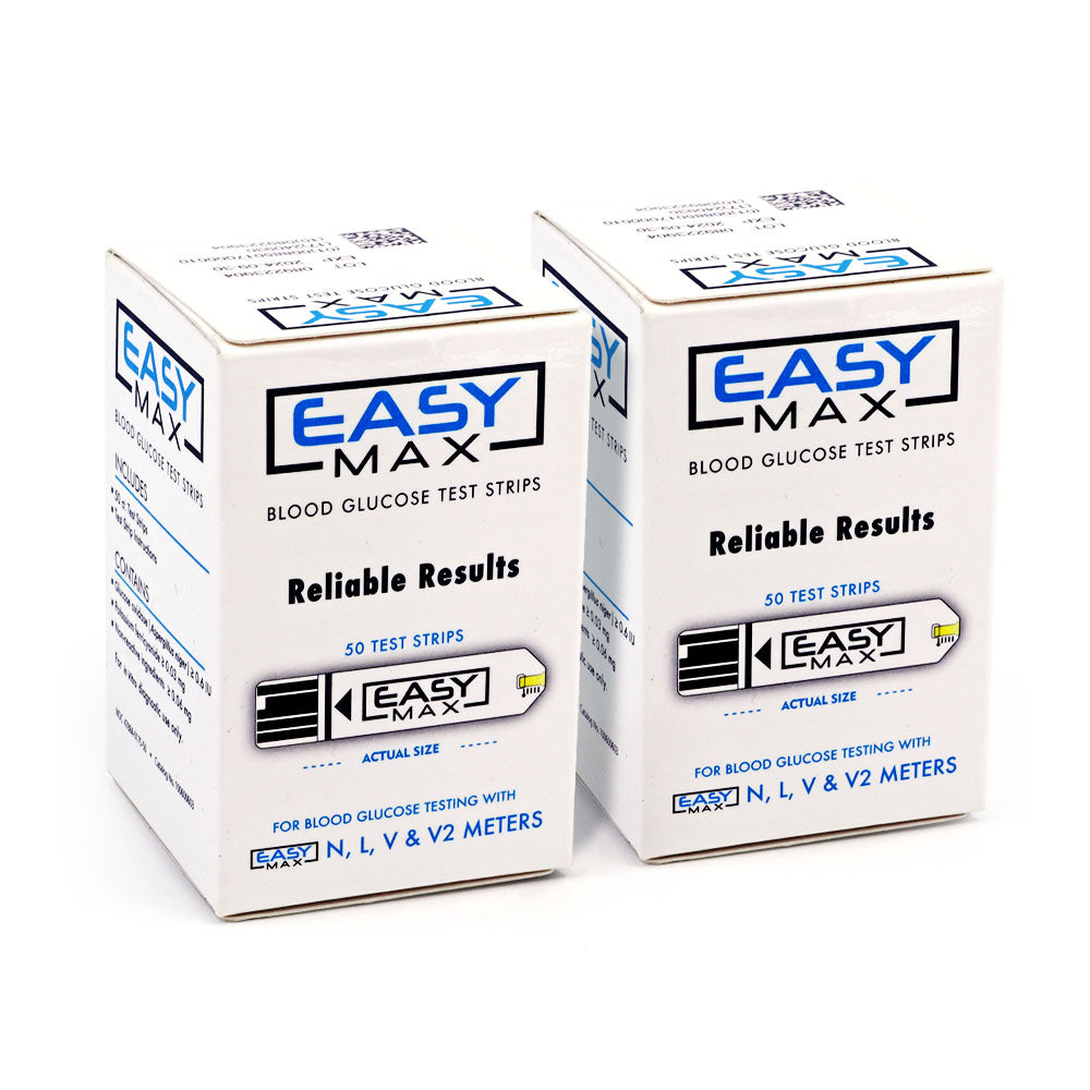 EASYMAX Glucose Test Strips 100ct