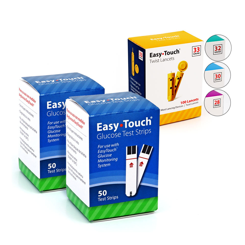 EasyTouch Test Strips 100ct & 100 Lancets