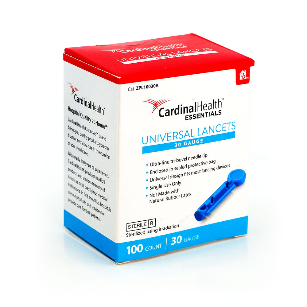 Cardinal Health Essentials Universal Lancets 30G - 100ct