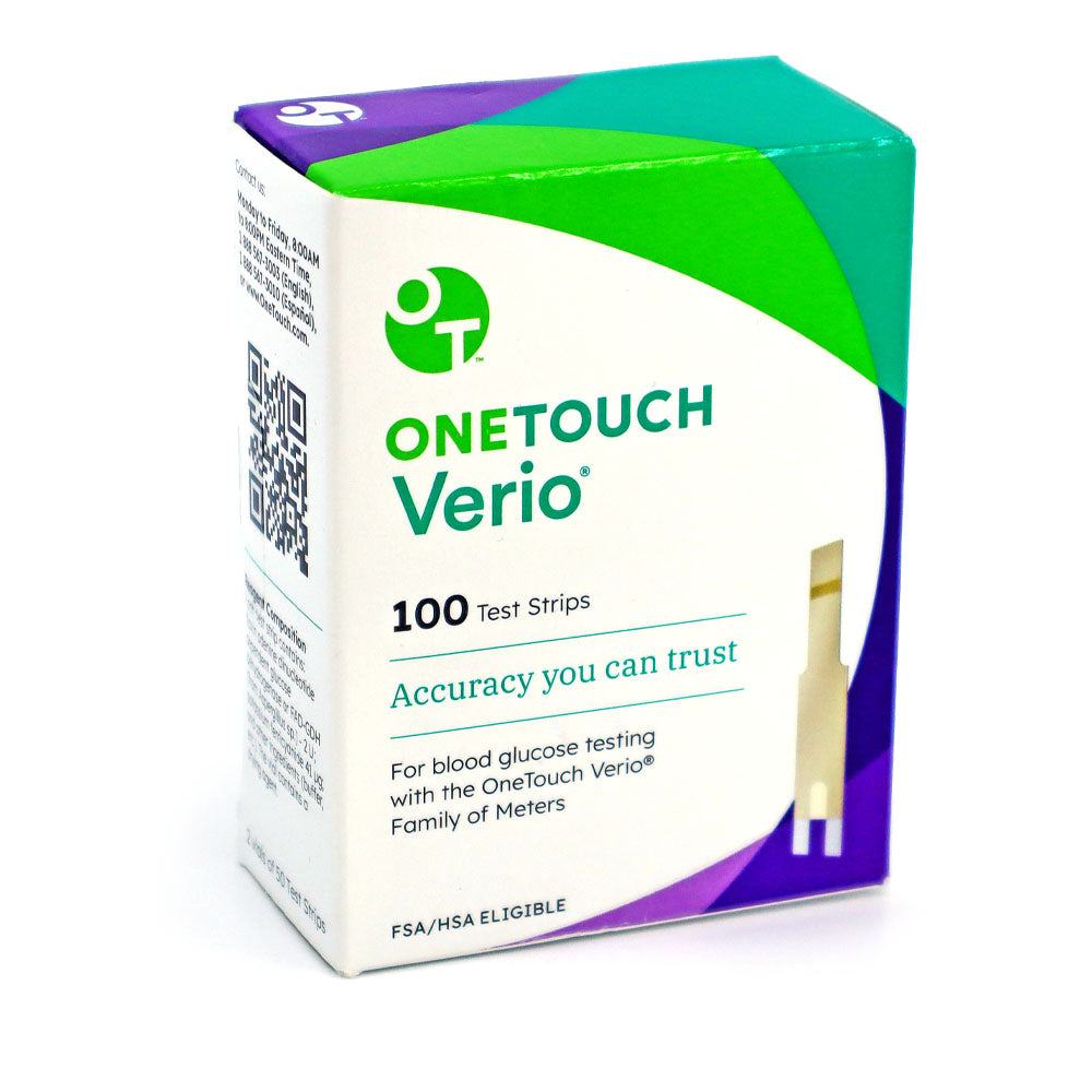 One Touch Verio Test Strips 100ct