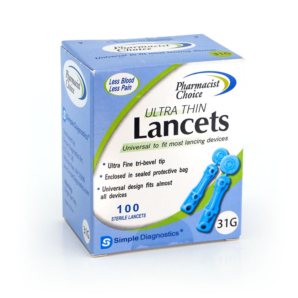 Pharmacist Choice Twist Top Universal Lancets 31G