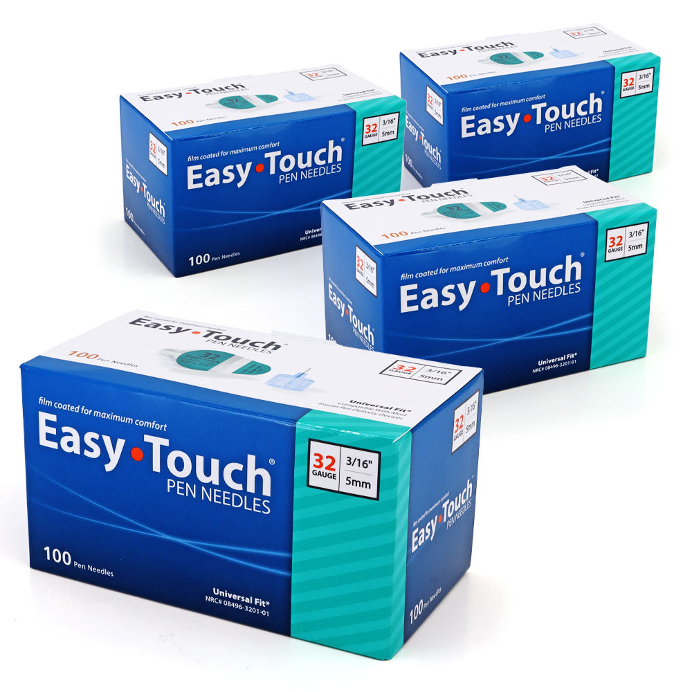 EasyTouch Pen Needles - 32G 5mm 100/bx - Pack of 4
