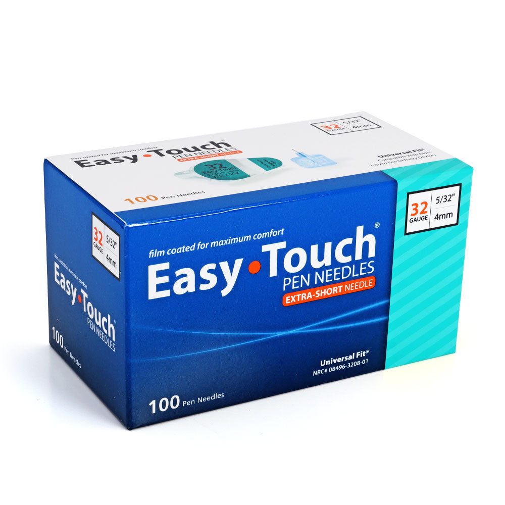 EasyTouch Pen Needles - 32G 4mm 100/bx - Pack of 4