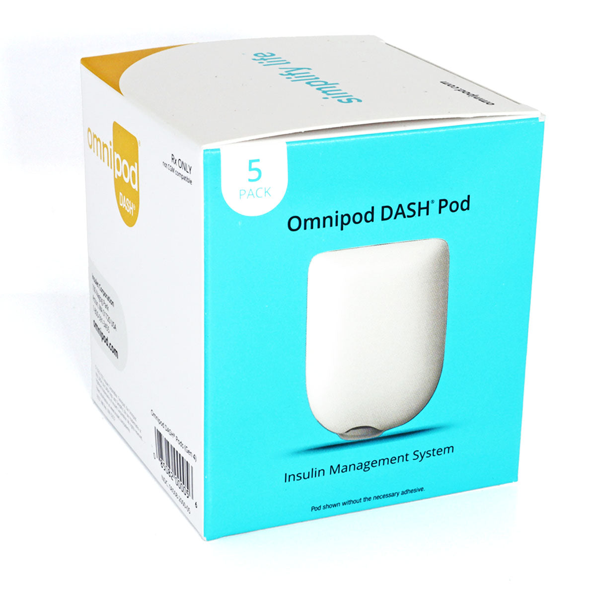 Omnipod Dash Pods for the Omnipod Dash System - 5 Pack