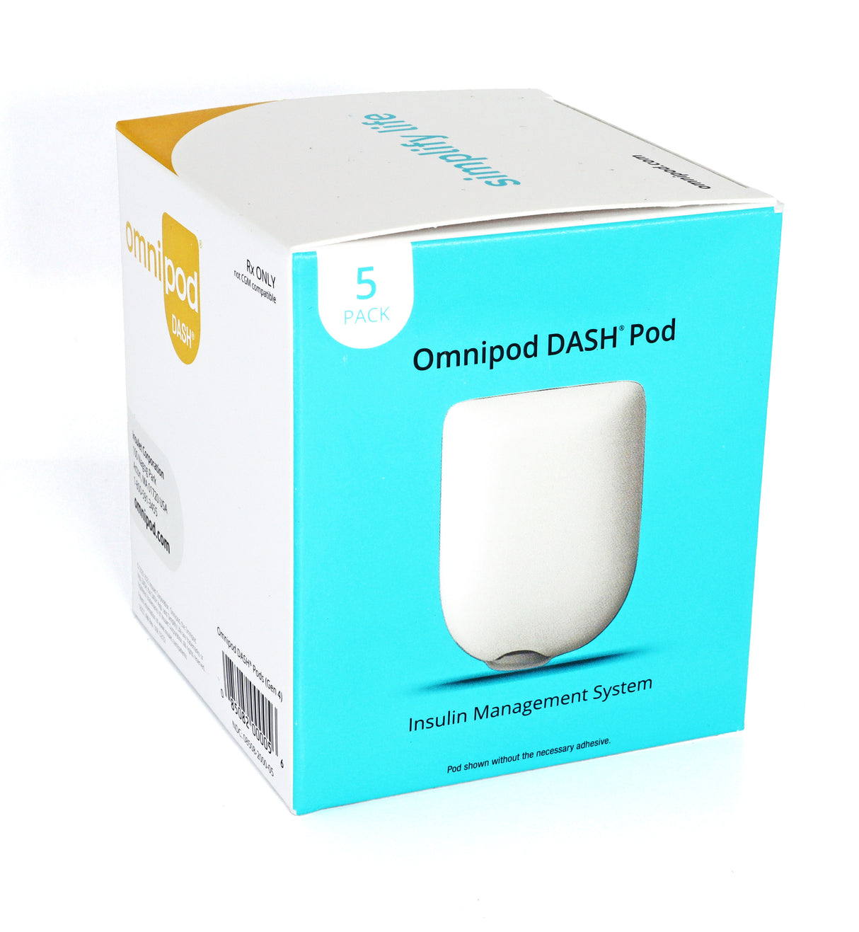 Omnipod Dash Pods for the Omnipod Dash System - 5 Pack