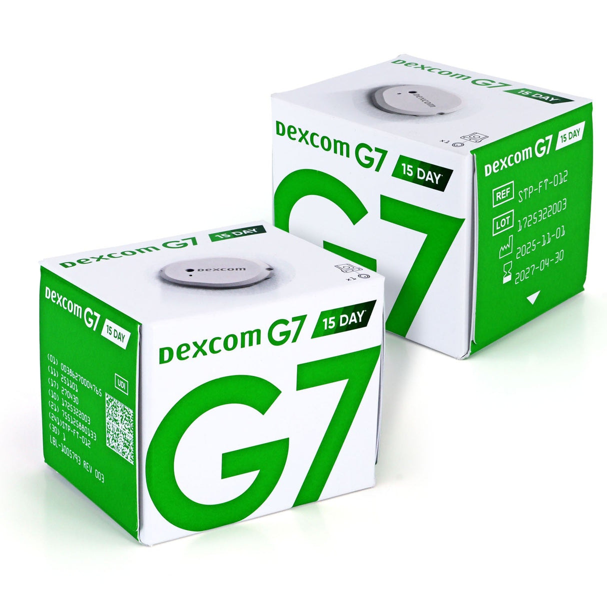 Dexcom G7 Sensor 15 Day - Pack of 2