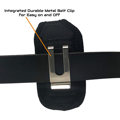 Insulin Pump Belt Case with Integrated Durable Metal Belt Clip