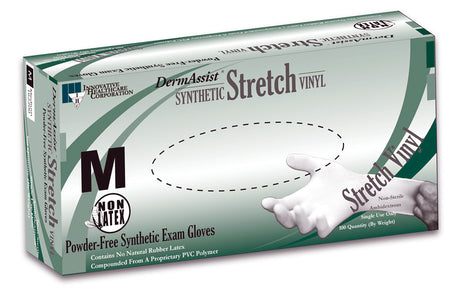 DermAssist Stretch Vinyl Exam Gloves - Series 162