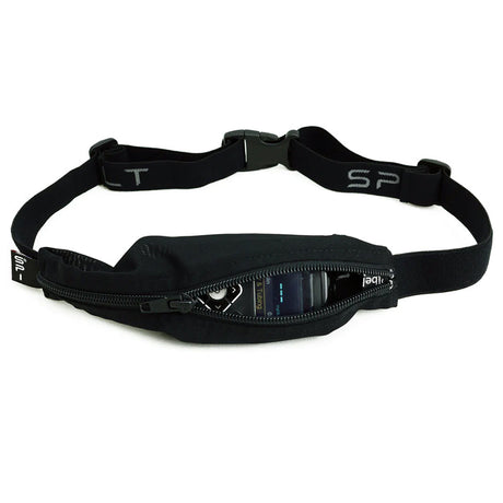 Diabetic SPIbelt - Black Mesh with Black Zipper