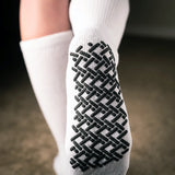 Diabetic Non Slip Socks White