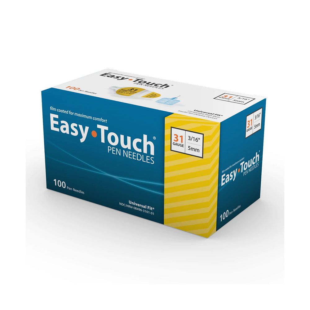 EasyTouch Pen Needles - 31G 5mm 100/BX