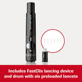 Accu-Chek Fastclix Lancing Device  and Drum with 6 Preloaded Lancets