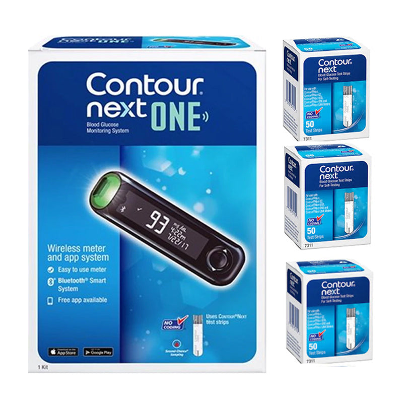 Free Contour NEXT ONE Glucose Meter Kit w/Purchase of 150 Test Strips