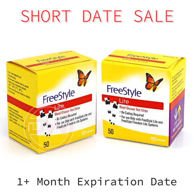 FreeStyle Lite Test Strips 100ct - Short Date - 1 Month