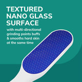 Hard Skin Remover Textured Nano Glass Surface