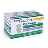 Sure Comfort Insulin Micron Pen Needles - 32G 4mm 100/BX