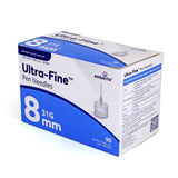 Embecta Ultra-Fine Pen Needles - 31G 8mm (5/16" x 0.25mm) 100/BX