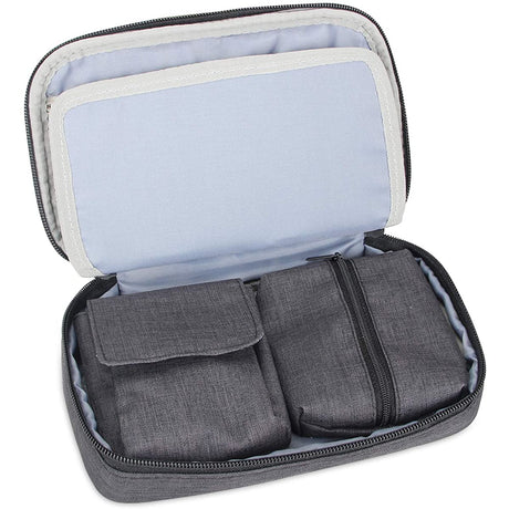 Luxja Diabetic Supplies Travel Case Open View