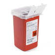 McKesson Prevent® Sharps Container Red - 1 Quart (0.25 Gallon), Vertical Entry
