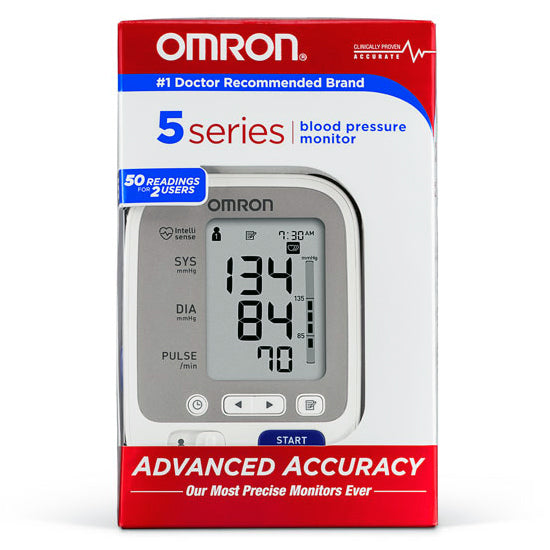 Omron 5 Series Wireless Upper Arm Blood Pressure Monitor BP742N