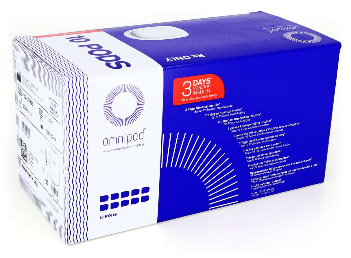 OmniPod Pods For The OmniPod System - 10 Pack