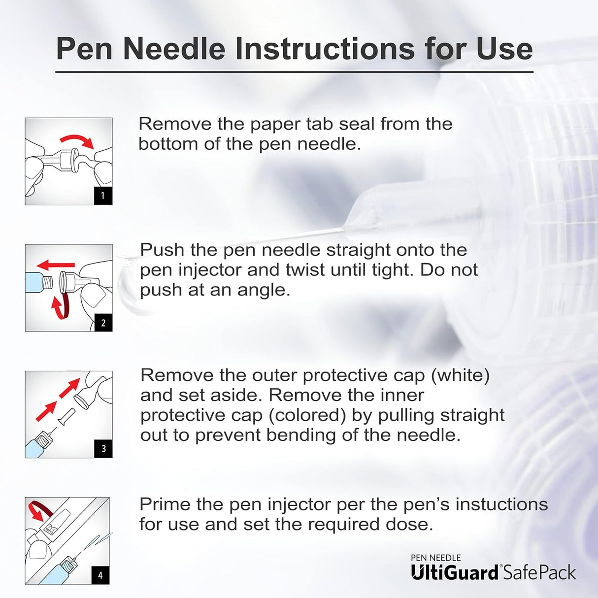 Pen Needle Instructions