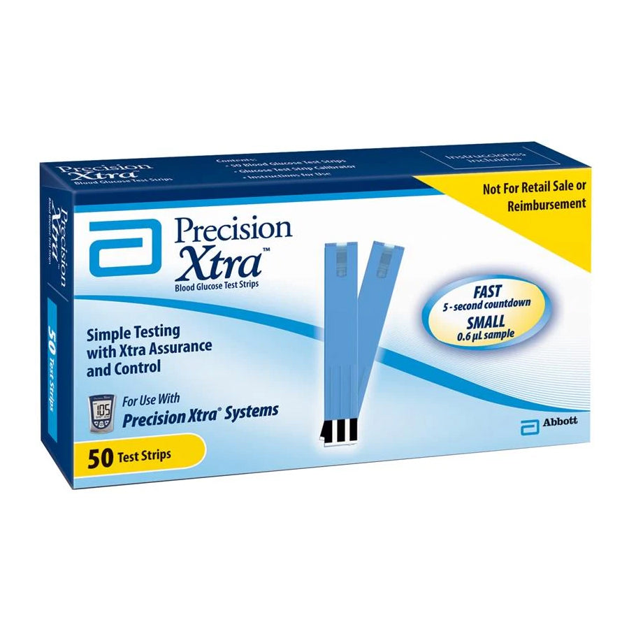 Precision Xtra Glucose Test Strips 50ct