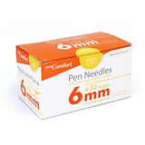 Sure Comfort Insulin Short Pen Needles - 32G 6mm 100/bx