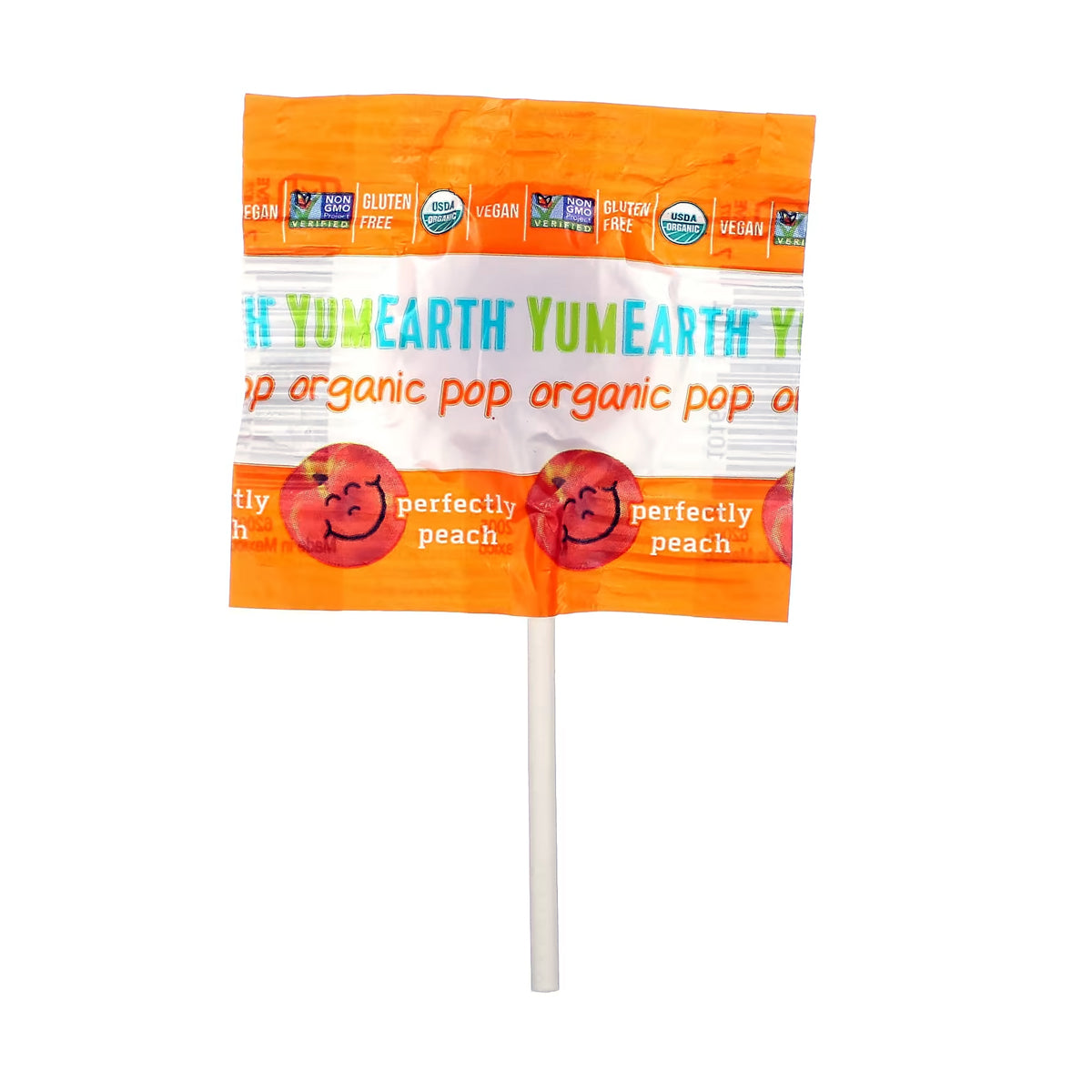 YumEarth Organic Lollipop Perfectly Peach