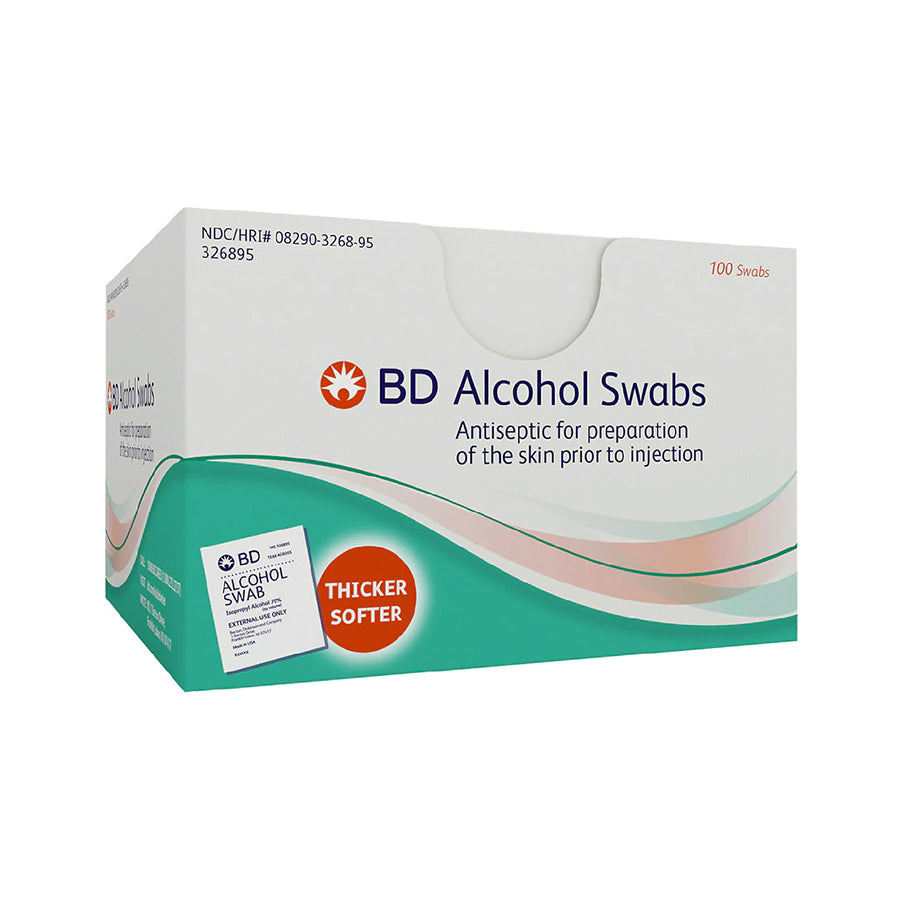 BD Alcohol Swabs 100ct