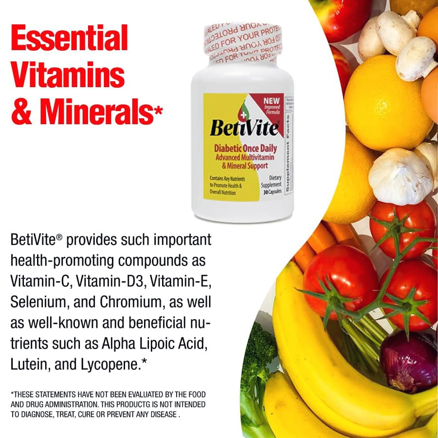 BetiVite has Essential Vitamins and Minerals