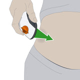 Dexcom G6 Sensor on Abdomen