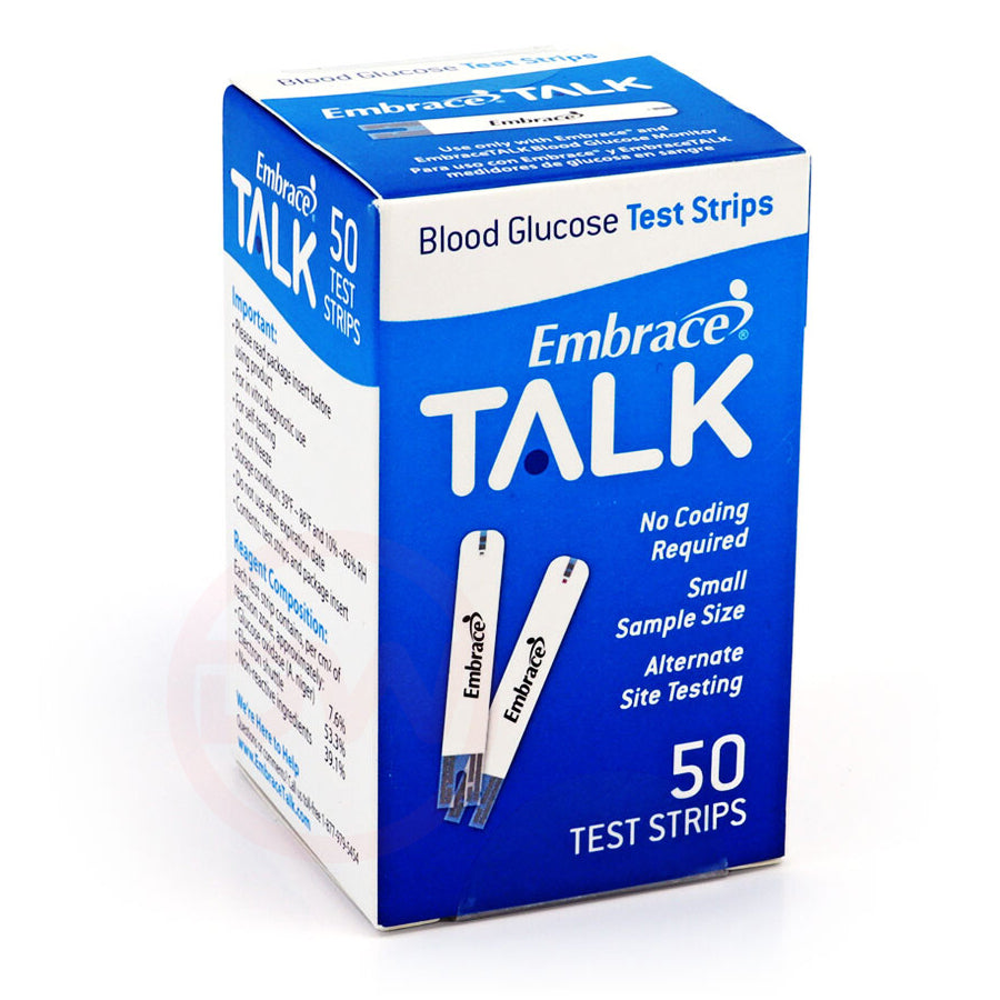 Embrace Talk Test Strips