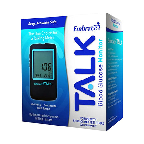 Embrace Talk Blood Glucose Meter Kit