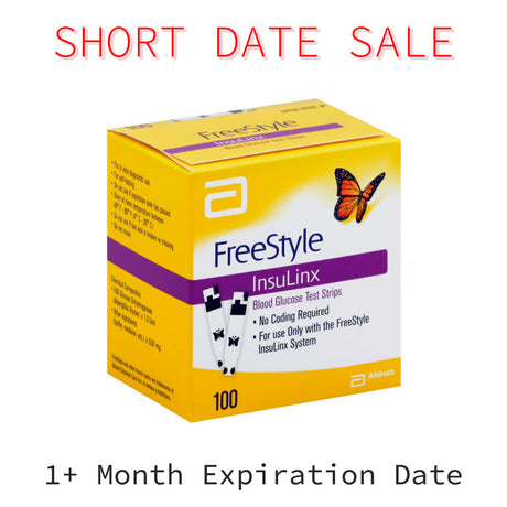 FreeStyle InsuLinx Test Strips 100ct - Short Dated - 1 Month