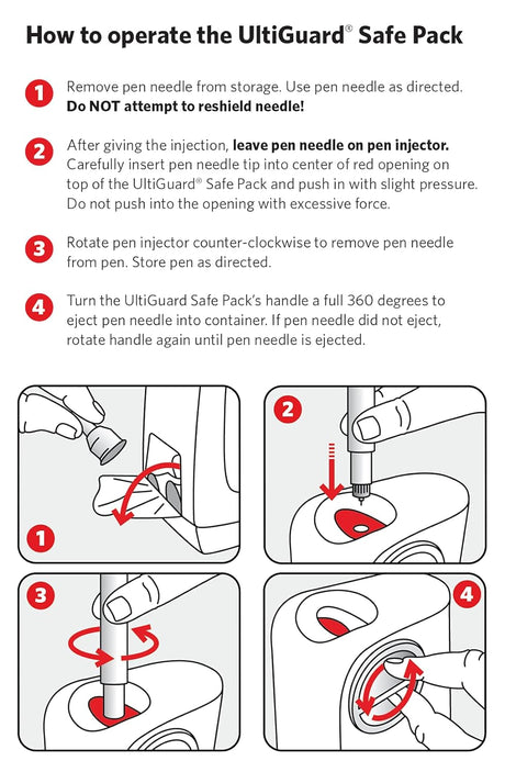 How to Operate UltiGuard Safe Pack