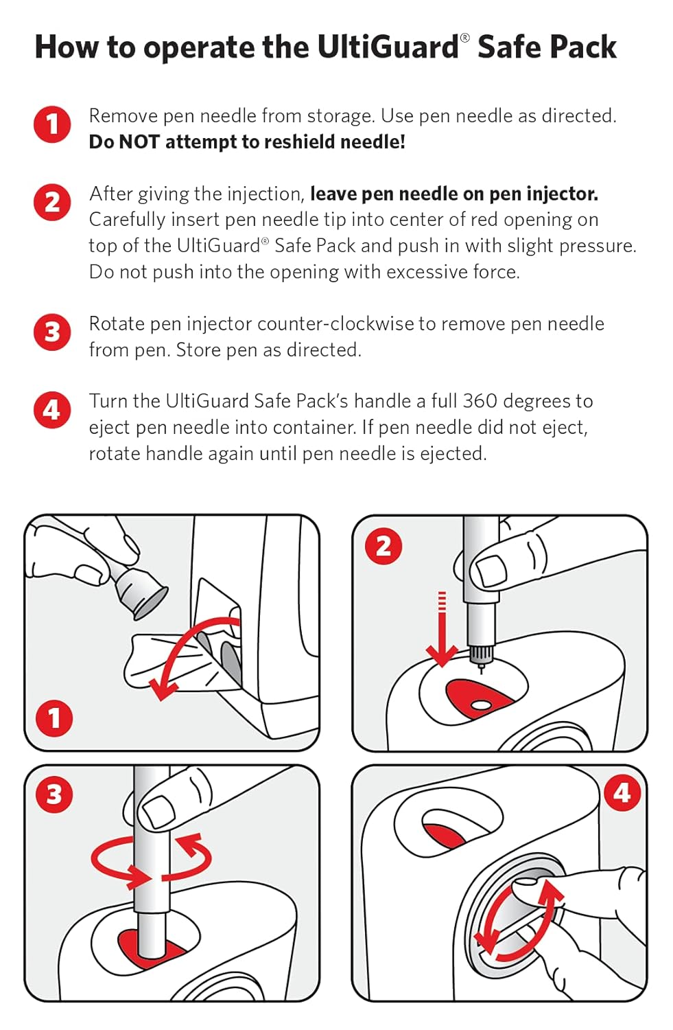 How to Operate UltiGuard Safe Pack