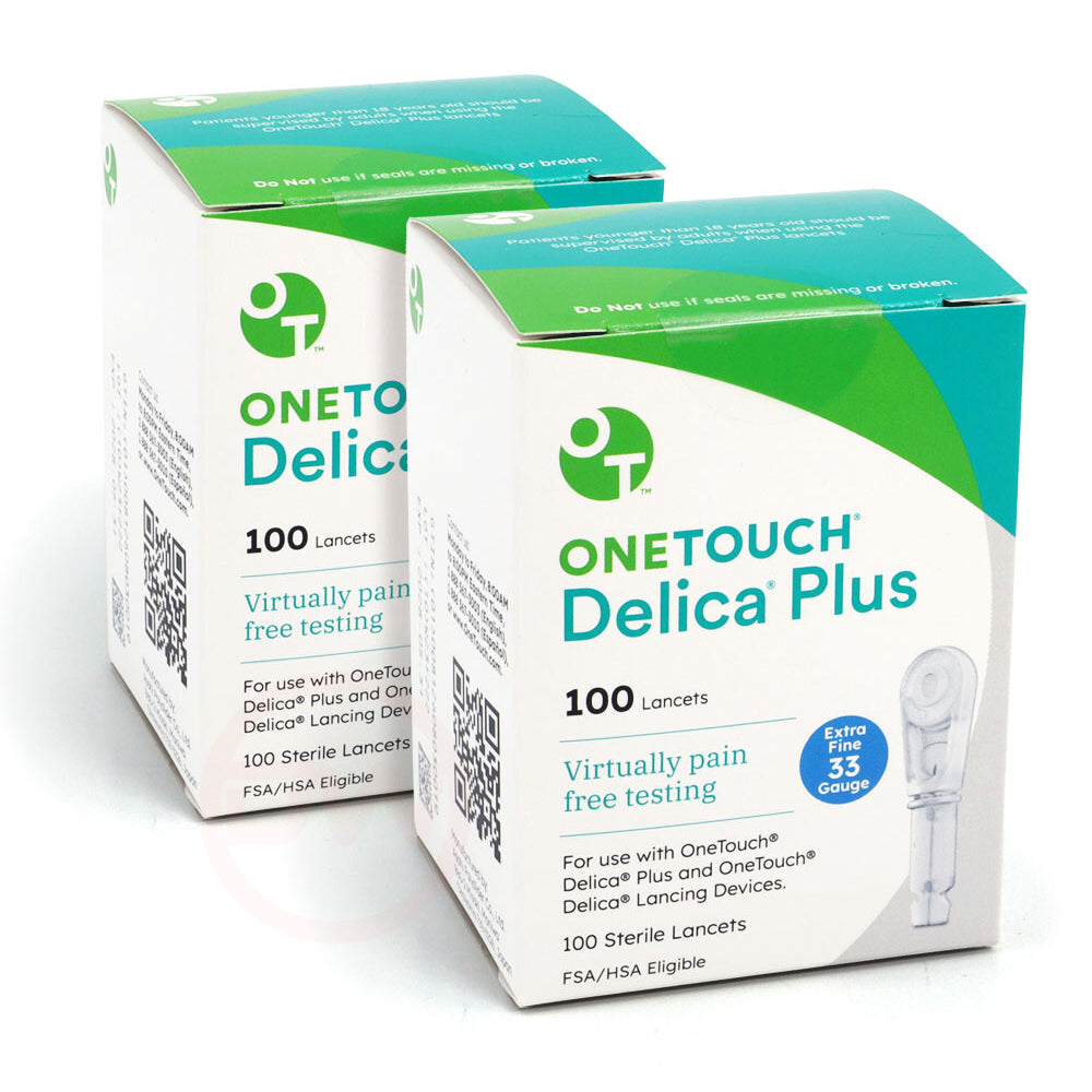 OneTouch Delica Plus Lancets 33G - 200ct