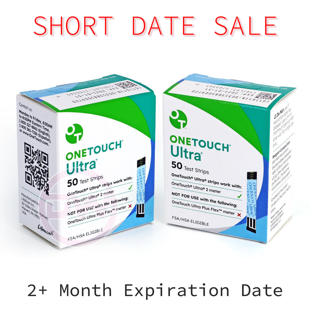 OneTouch Ultra Test Strips 100ct - Short Dated - 2 Months