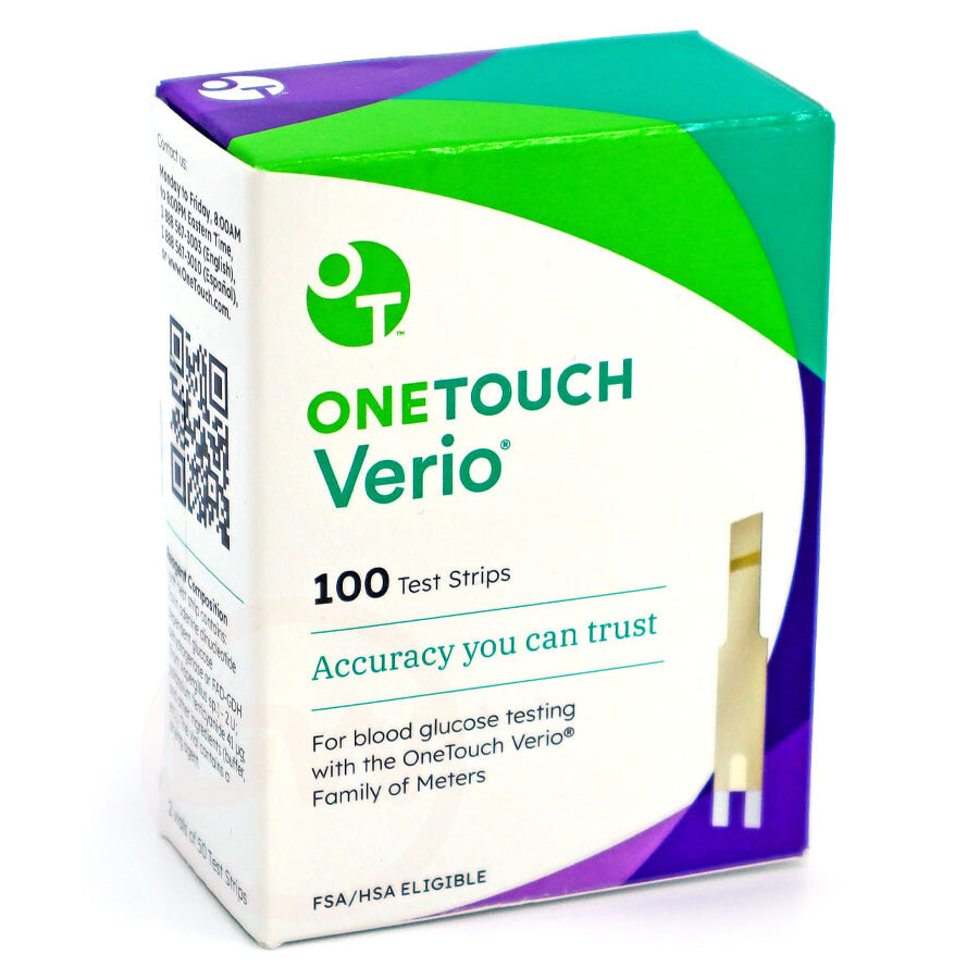 OneTouch Verio Test Strips 100