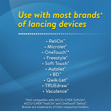 Relion Lancing Device Compatible with brands