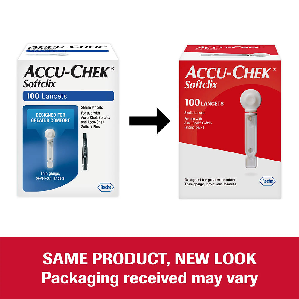 Accu-Chek SoftClix Lancets New Packaging